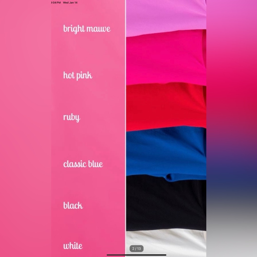 Zenana Seamless Double Layered Square Neck Tank Top - Hot Pink (L/XL) - Picture 2 of 4